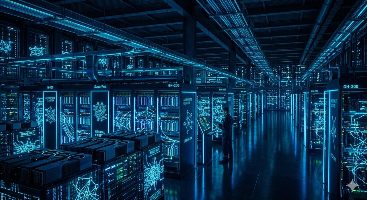 AI-ready data center with GPU compute infrastructure managed by IDE Solutions